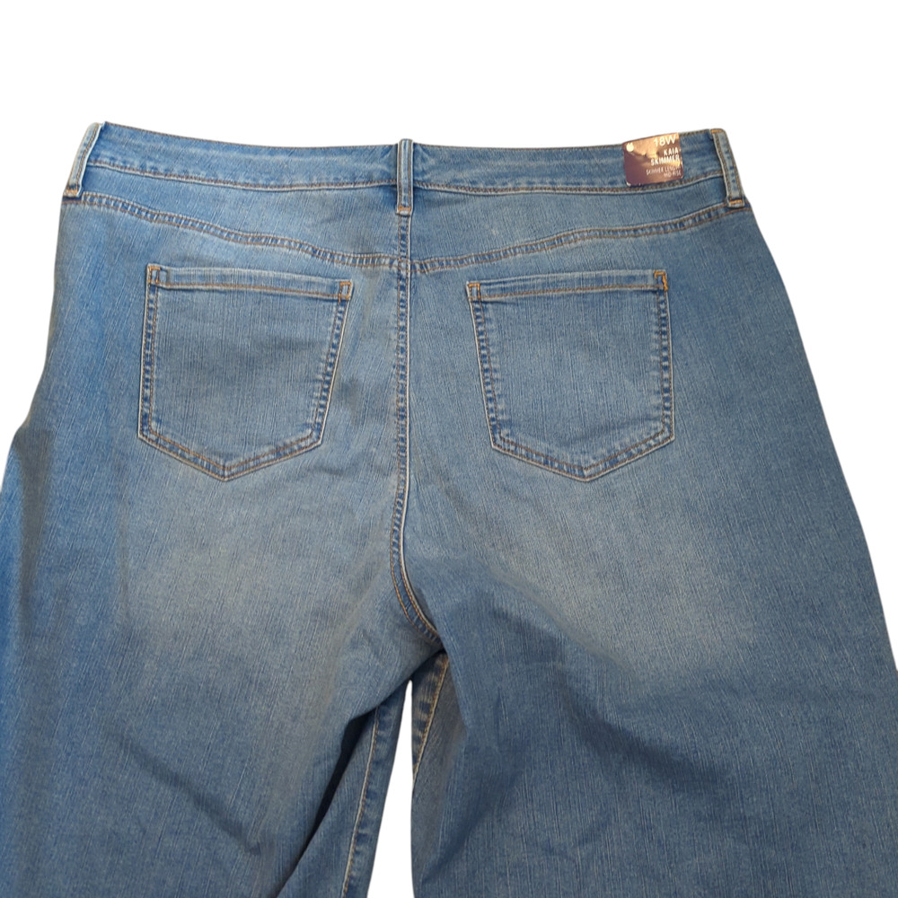 Gloria Vanderbilt 18W Women's Kaia Skimmer Denim Jean Capris NEW Plus Casual - Picture 8 of 9
